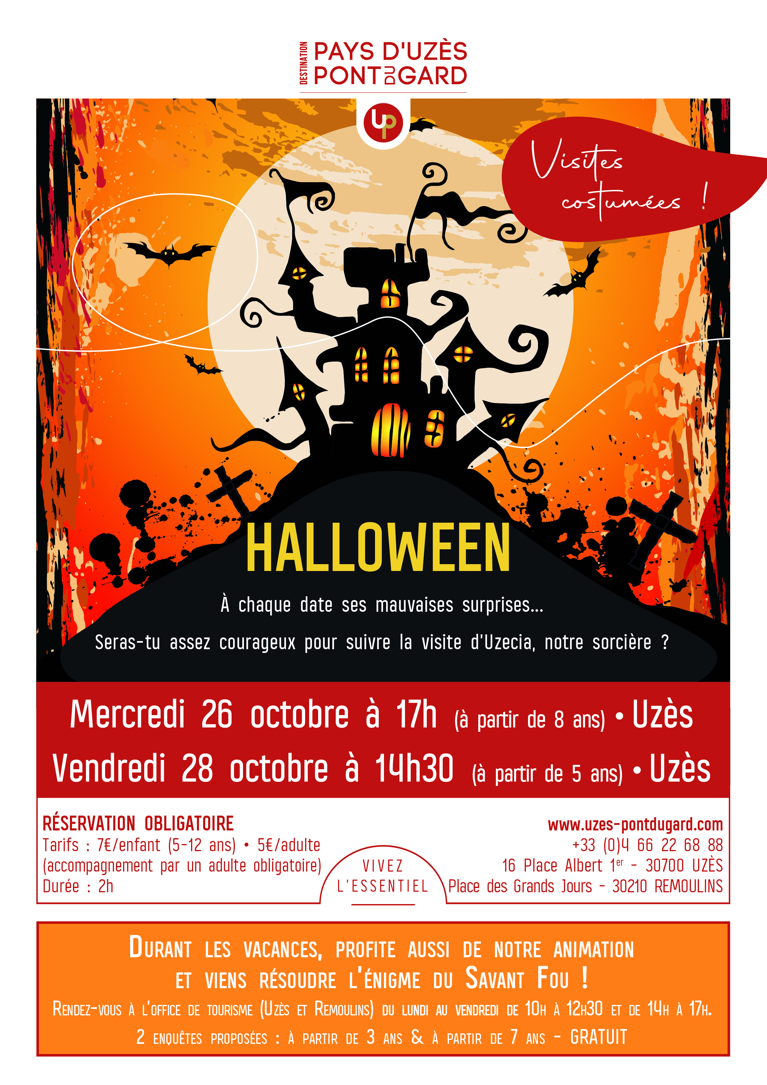 La porte de la cité perdue - Visite guidée Halloween